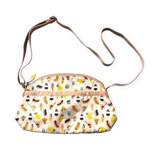 LeSportsac Daniella Crossbody – Summer Sweets Dessert Print Pink Bag